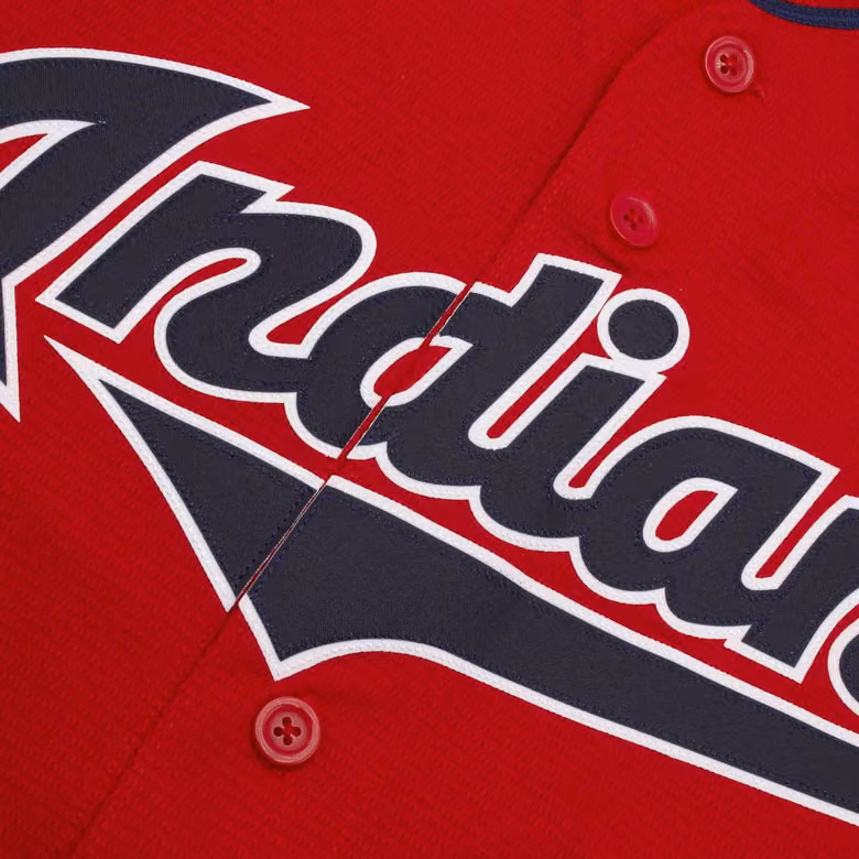 Cleveland Indians Nike MLB Alternate Jersey Red view 3