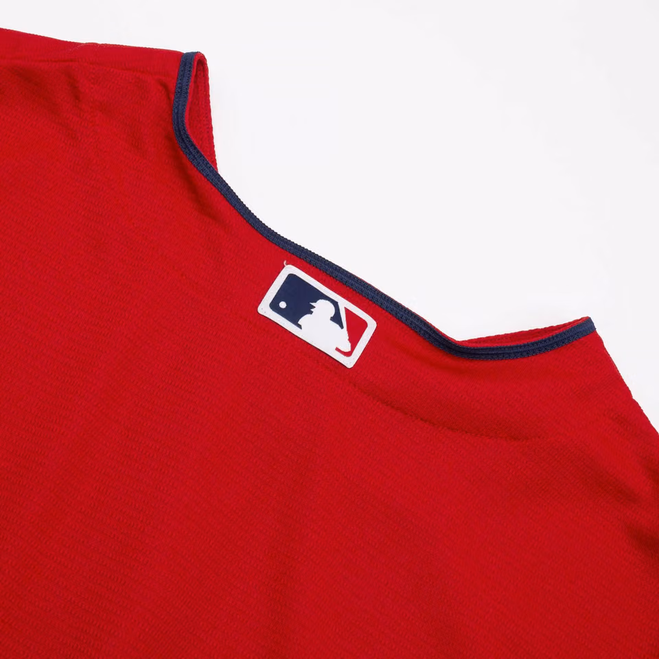 Cleveland Indians Nike MLB Alternate Jersey Red view 5