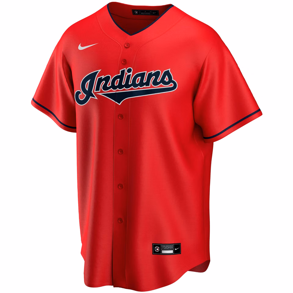 Cleveland Indians Nike MLB Alternate Jersey Red view 1