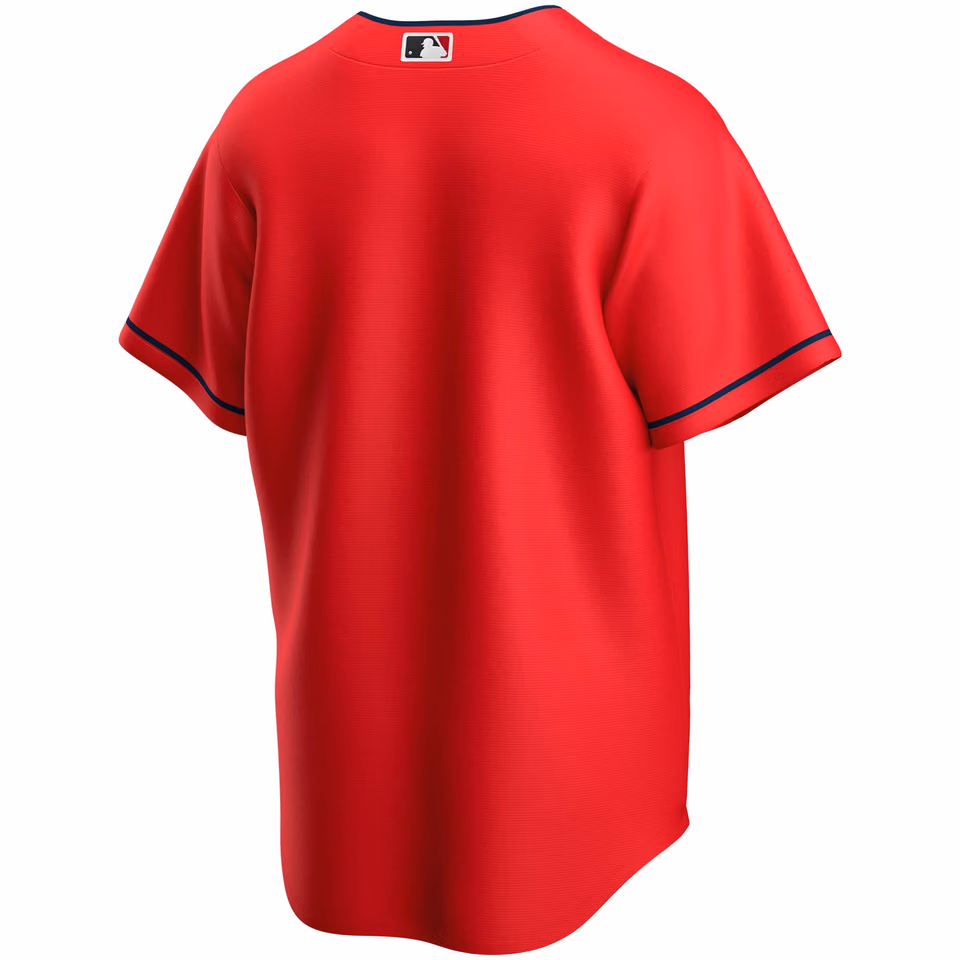 Cleveland Indians Nike MLB Alternate Jersey Red view 2