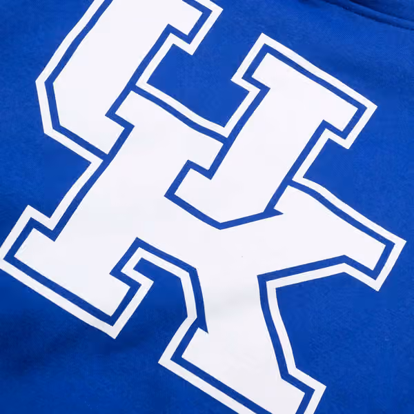 Kentucky Wildcats Primary Logo NCAA Hoodie Blue view 3