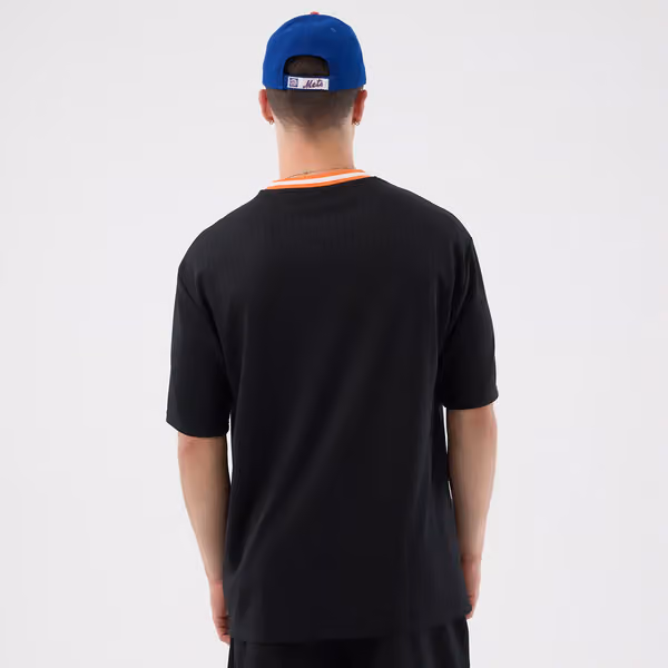 New York Mets Team Arch Oversized MLB T-Shirt Black view 2