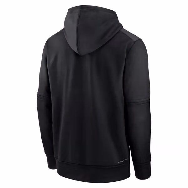 Baltimore Orioles 2025 City Connect MLB Authentic Therma Hoodie Black view 2