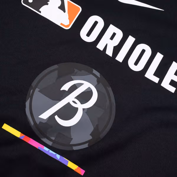 Baltimore Orioles 2025 City Connect MLB Authentic Therma Hoodie Black view 3