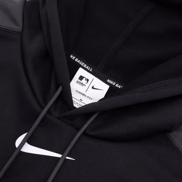 Baltimore Orioles 2025 City Connect MLB Authentic Therma Hoodie Black view 4