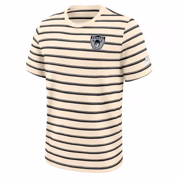 Las Vegas Raiders Rewind Striped Club NFL T-Shirt view 1