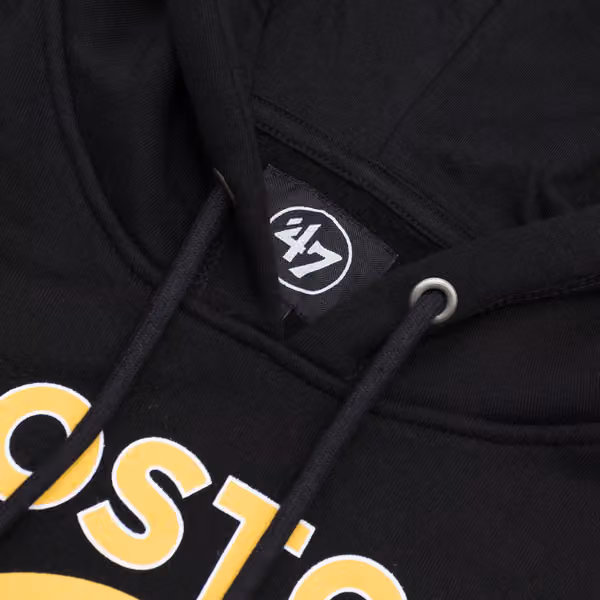 Boston Bruins Stripe '47 Burnside NHL Hoodie Black view 4