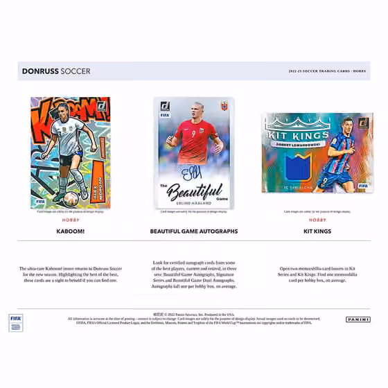 2022/23 Panini Donruss Soccer (Fußball) Hobby Box view 4