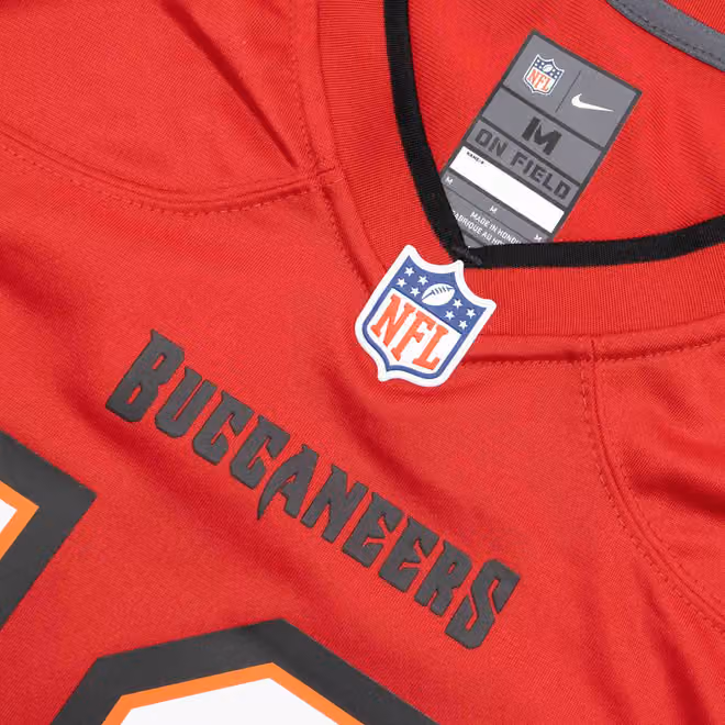 Tom Brady #12 Tampa Bay Buccaneers Nike Game NFL Football Jersey Red view 5