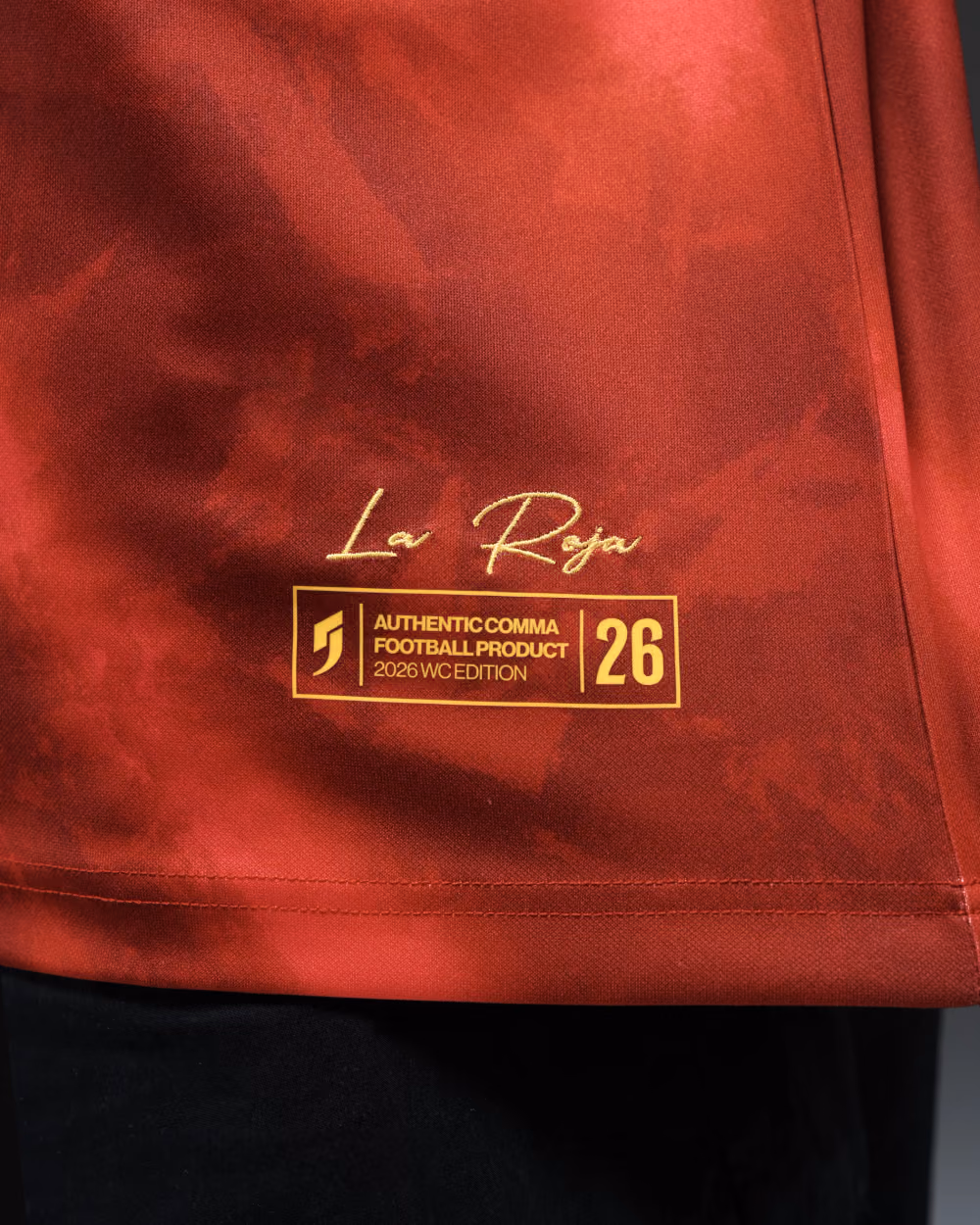 Jersevo Custom Personalized Spain Heritage Jersey (2026WC Edition) detail view 6