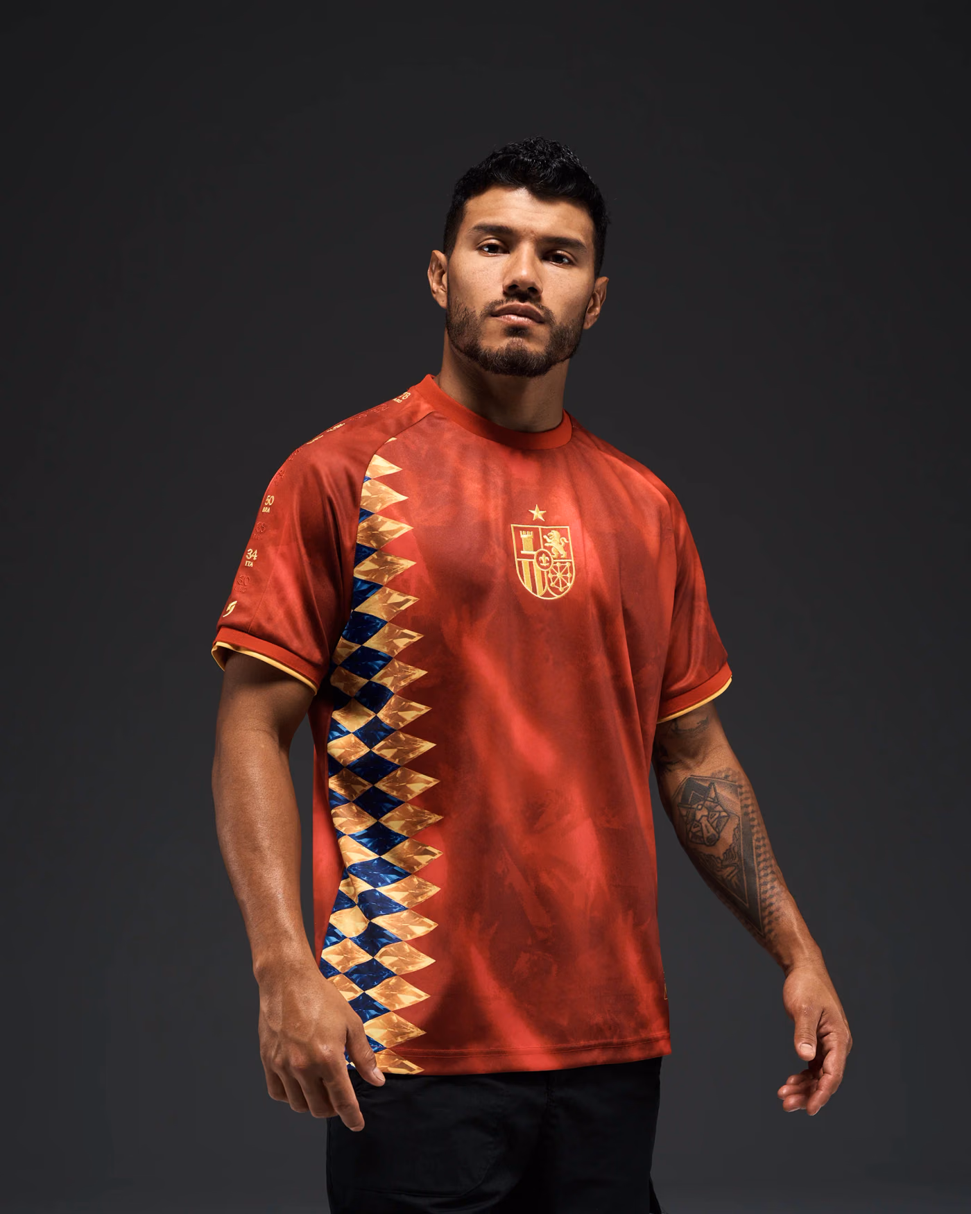 Jersevo Custom Personalized Spain Heritage Jersey (2026WC Edition) detail view 8