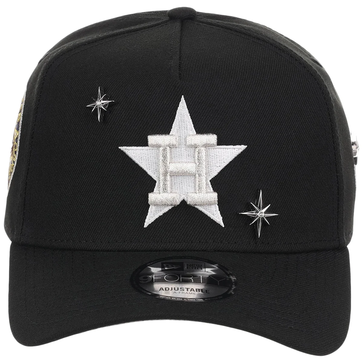 Houston Astros MLB Star Stud New Era 9FORTY A-Frame detail view