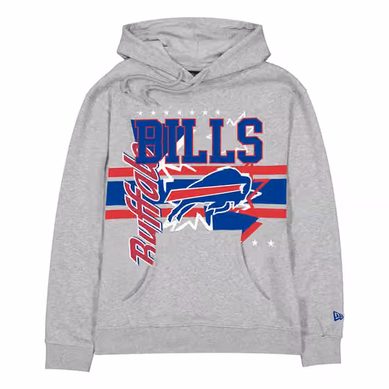 Buffalo Bills Sport Classics Oversized NFL Hoodie Gray view 1