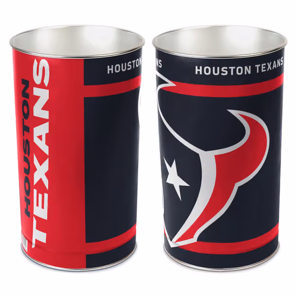 Houston Texans American Football NFL Wastebasket view 1