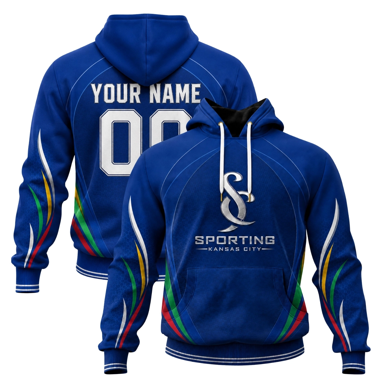 Kansas City Soccer Hoodie Custom Dynamic Heritage Accent