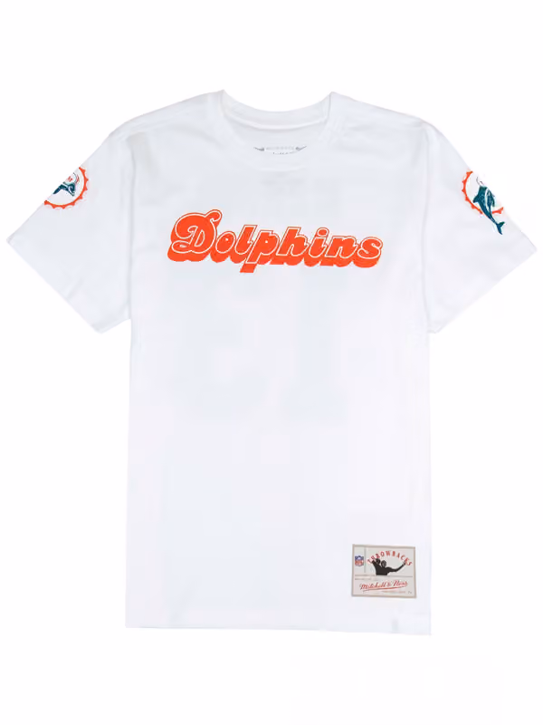 Dan Marino #13 Miami Dolphins Wordmark Player NFL T-Shirt White view 2
