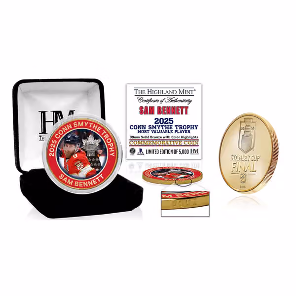 Sam Bennett 2025 Conn Smythe Trophy MVP Bronze Commemorative Coin view 1
