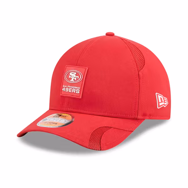 San Francisco 49ers 2025 NFL On-Field Sideline 9FORTY M-Crown Cap Red product photo