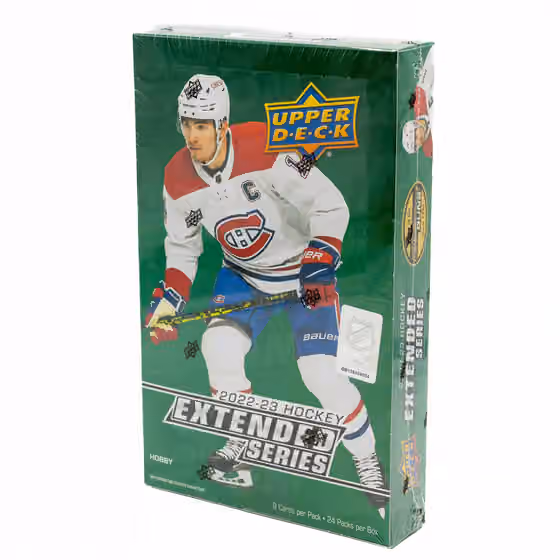 2022/23 Upper Deck Extended Series Hockey NHL Hobby Box view 1
