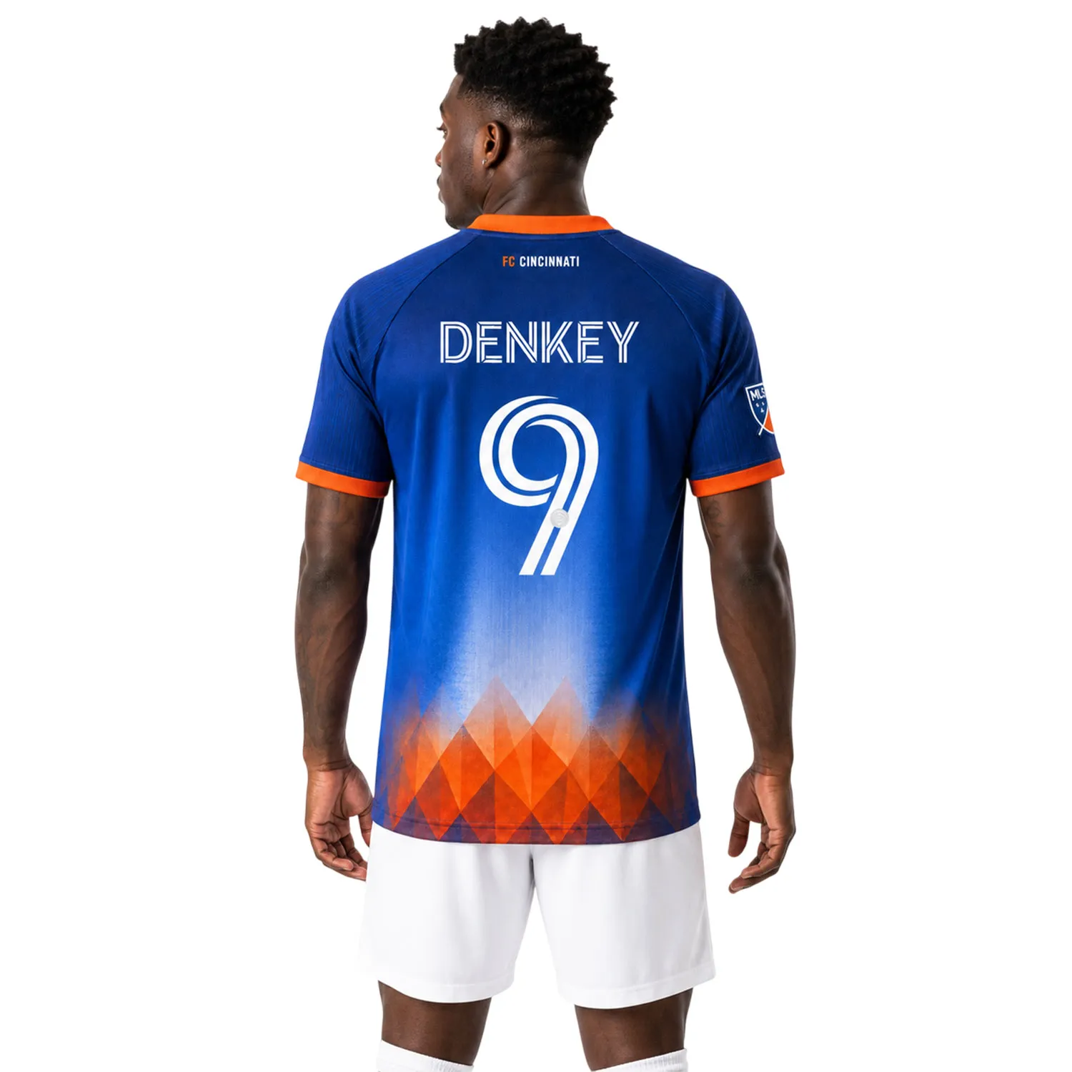 Kevin Denkey Fc Cincy Blue Jersey Attractive Fan Wear