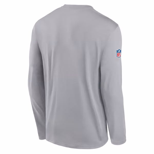 Seattle Seahawks 2025 Rivalries Legend Long Sleeve T-Shirt Gray view 2