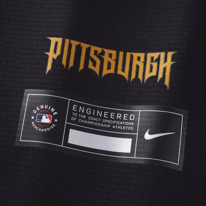 Paul Skenes #30 Pittsburgh Pirates 2026 City Connect Stadium MLB Trikot Black view 7
