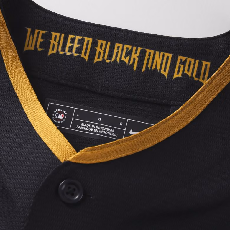 Paul Skenes #30 Pittsburgh Pirates 2026 City Connect Stadium MLB Trikot Black view 4