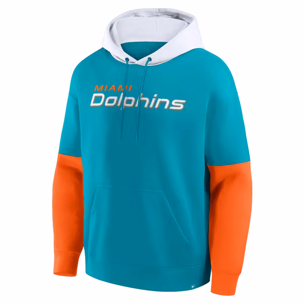 Miami Dolphins NFL Helmet Hoodie view 2