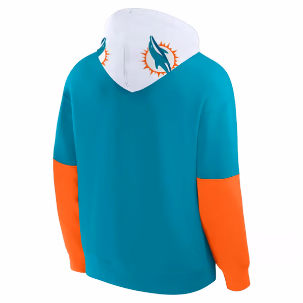 Miami Dolphins NFL Helmet Hoodie view 3