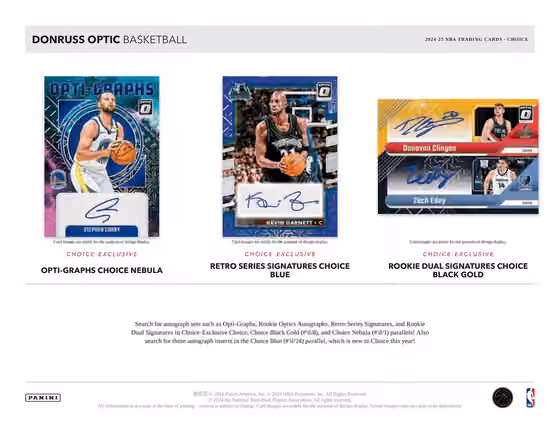 2024/25 Panini Donruss Optic Basketball NBA Choice Box view 3