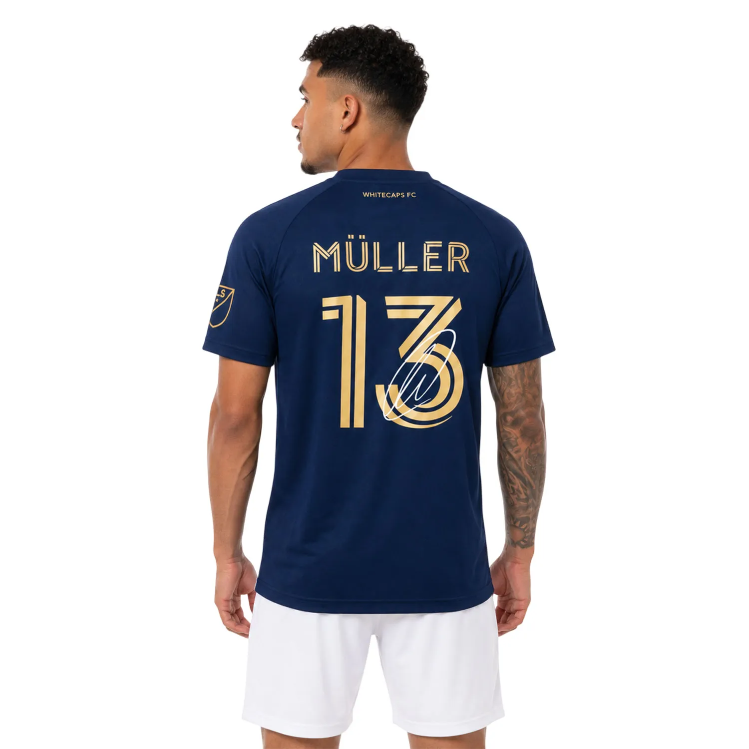 Thomas Muller VWFC Navy Jersey Elite Soccer Shirt
