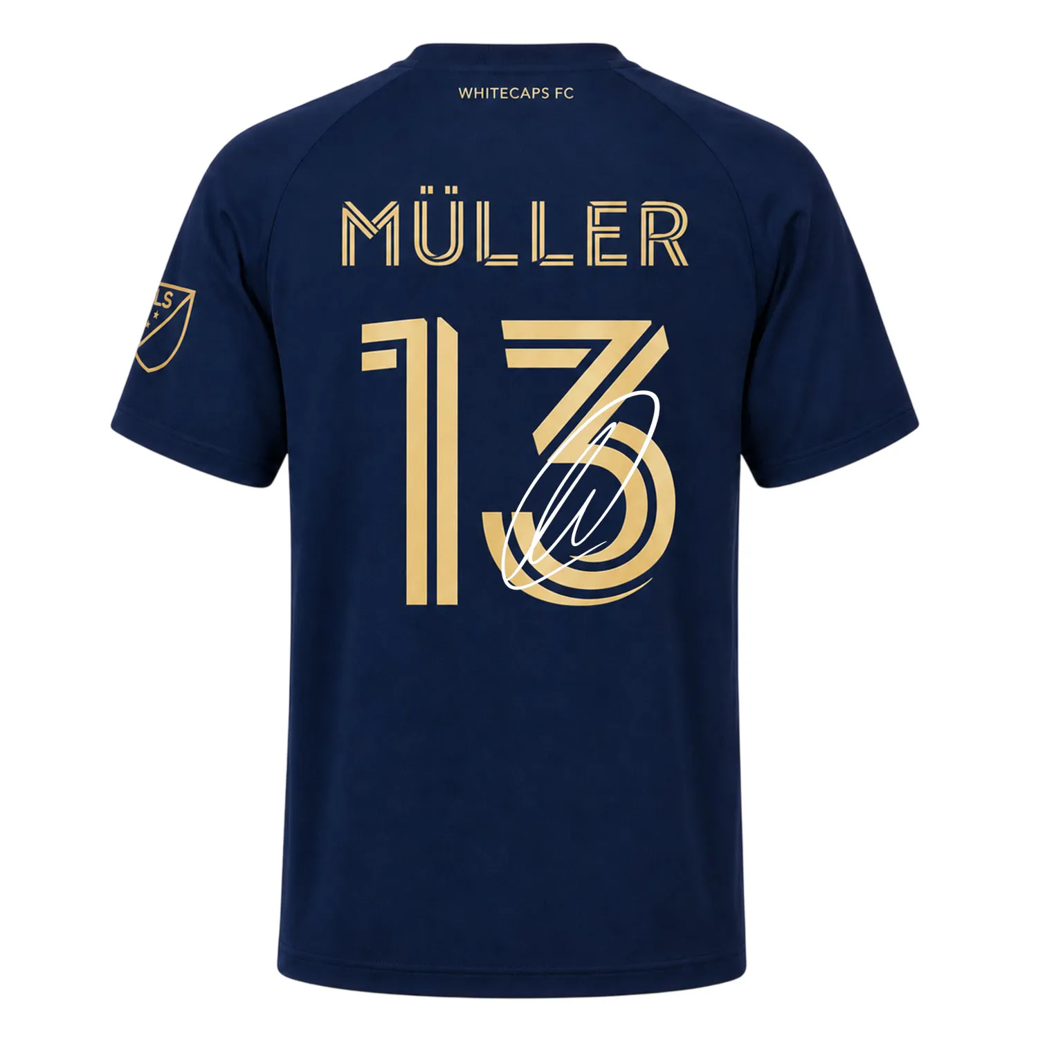 Thomas Muller VWFC Navy Jersey Elite Soccer Shirt
