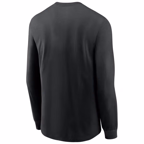 Las Vegas Raiders Team Slogan Nike Long Sleeve Shirt Black view 2