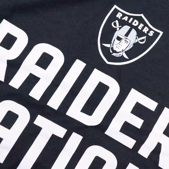 Las Vegas Raiders Team Slogan Nike Long Sleeve Shirt Black view 3