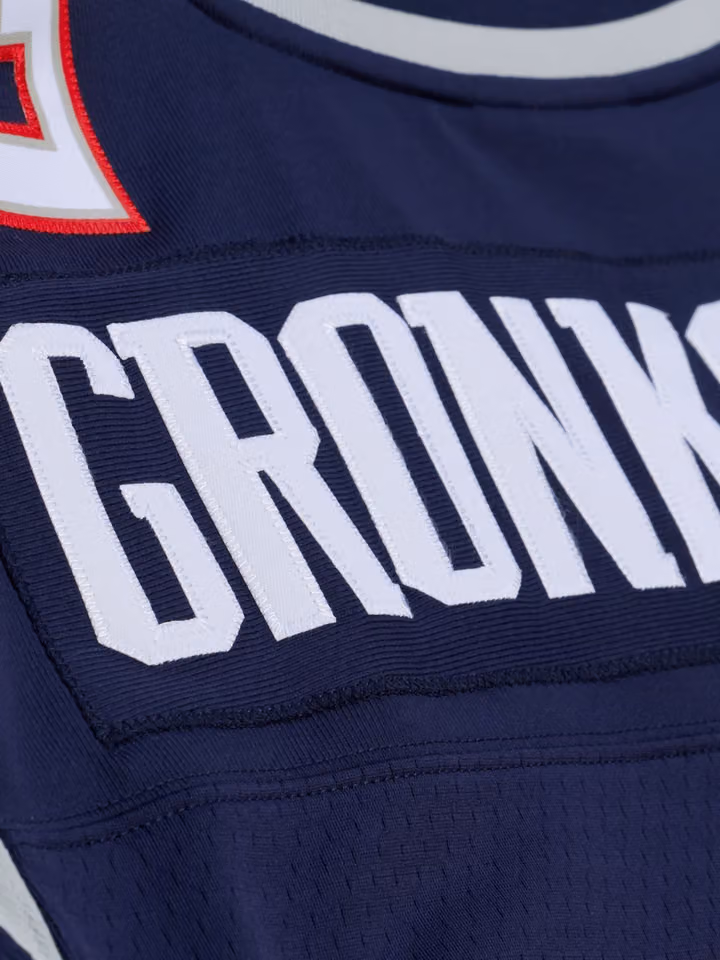 Rob Gronkowski #87 New England Patriots 2010 Legacy Throwback NFL Jersey Navy view 5
