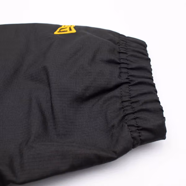 Pittsburgh Steelers NFL Quarter Zip Windbreaker Jacket Black view 6