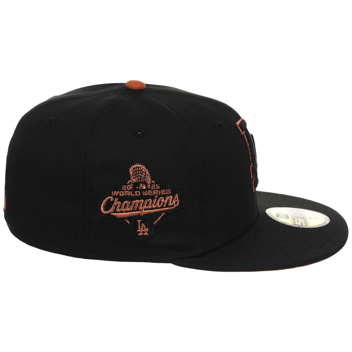Los Angeles Dodgers MLB Copper Pot New Era 59FIFTY detail view