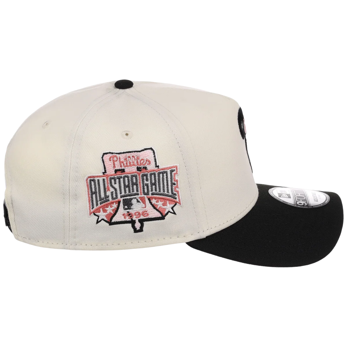 Philadelphia Phillies MLB Chrome Blinky New Era 9FORTY A-Frame detail view