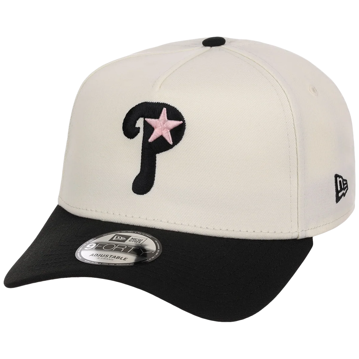 Philadelphia Phillies MLB Chrome Blinky New Era 9FORTY A-Frame detail view