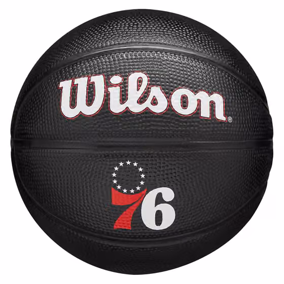 Philadelphia 76ers Tribute Wilson NBA Mini Basketball (Size 3) view 1