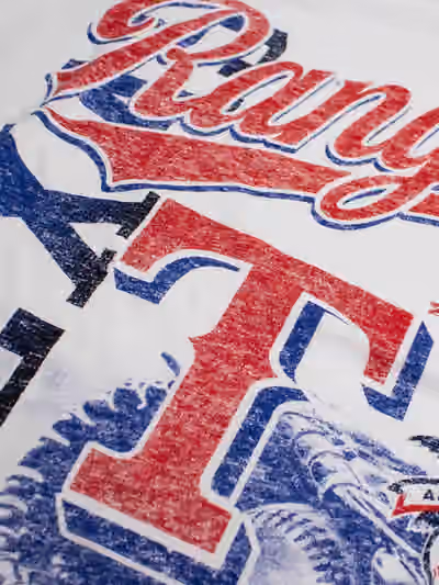 Texas Rangers Division Oversized MLB T-Shirt White view 3