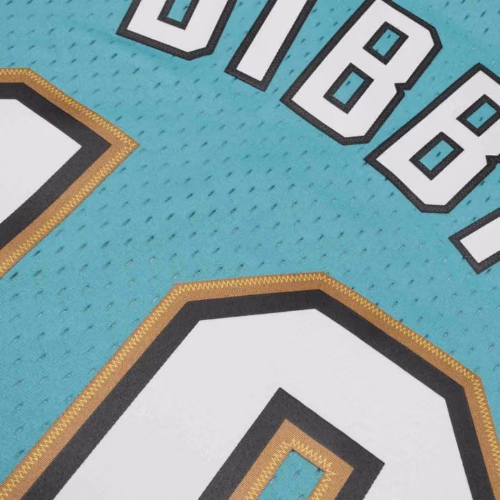 Mike Bibby #10 Vancouver Grizzlies 1998-99 Swingman NBA Jersey Teal view 5