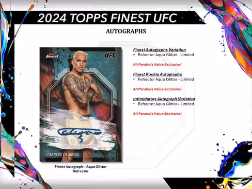 2024 Topps Finest UFC Blaster Box view 5