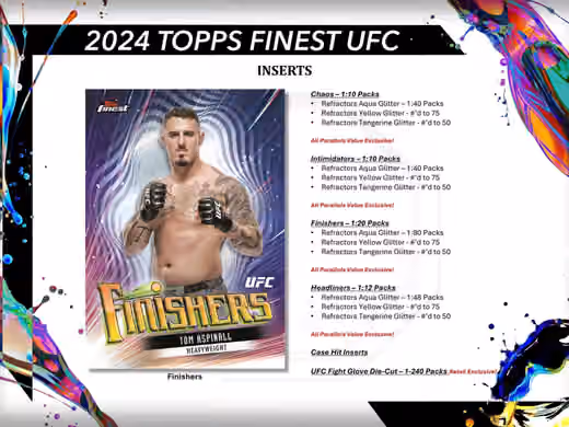 2024 Topps Finest UFC Blaster Box view 4
