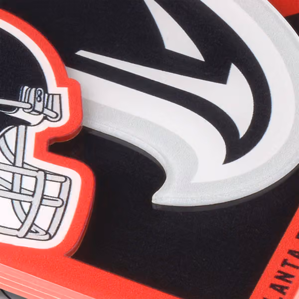 Atlanta Falcons 3D Logo NFL Coasters (2-Piece) view 2