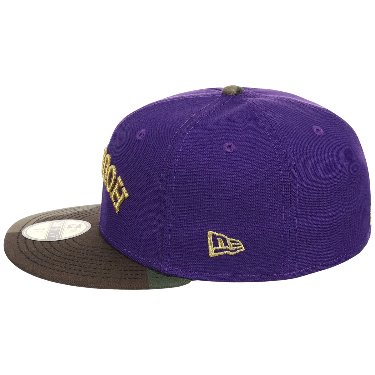 Houston Astros Side A: Track One New Era 59FIFTY (Purple/Woodland) detail view