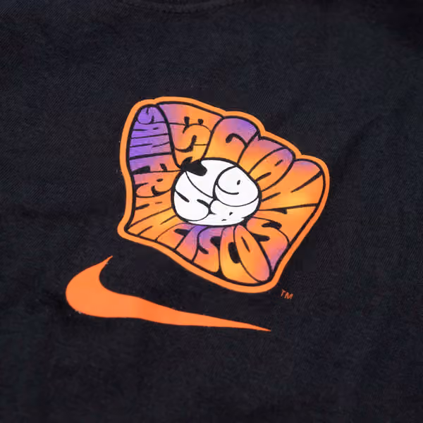 San Francisco Giants City Connect 2-Hit Nike Cotton T-Shirt Black view 4