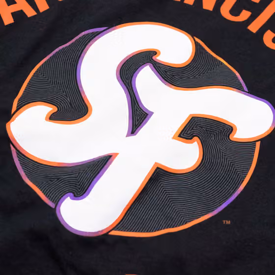 San Francisco Giants City Connect 2-Hit Nike Cotton T-Shirt Black view 5