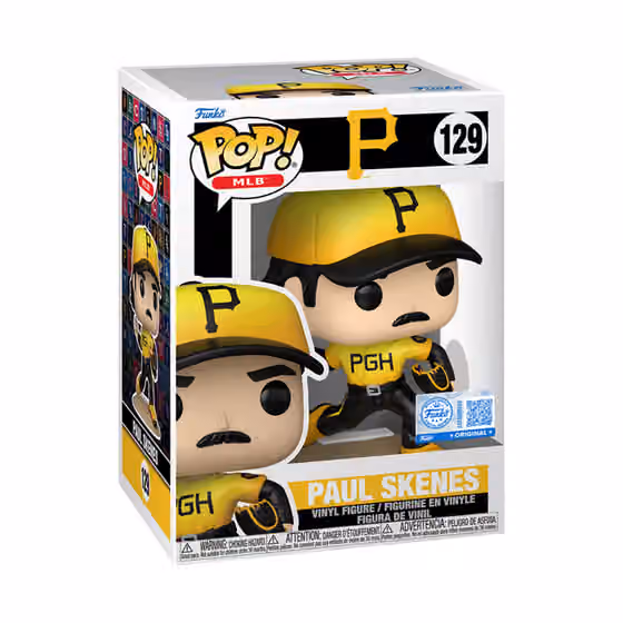 Funko POP! #129 Paul Skenes Pittsburgh Pirates Vinyl MLB Figure view 1