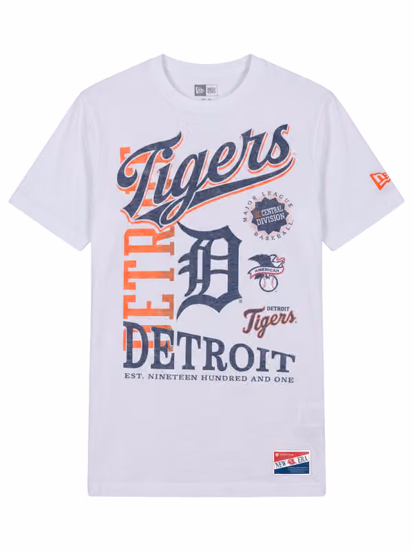 Detroit Tigers Division Oversized MLB T-Shirt White view 1